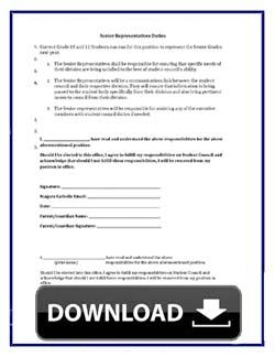 Senior Representative Form 